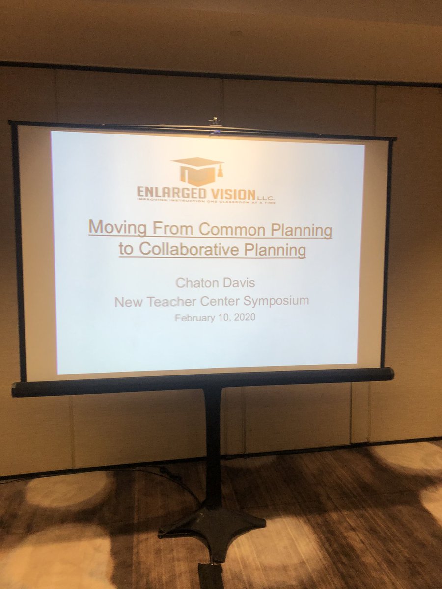 ChatonELASpec's tweet photo. Happy to present at the New Teacher Center Symposium this morning. #NTCSym https://t.co/UVn8ieSeUN