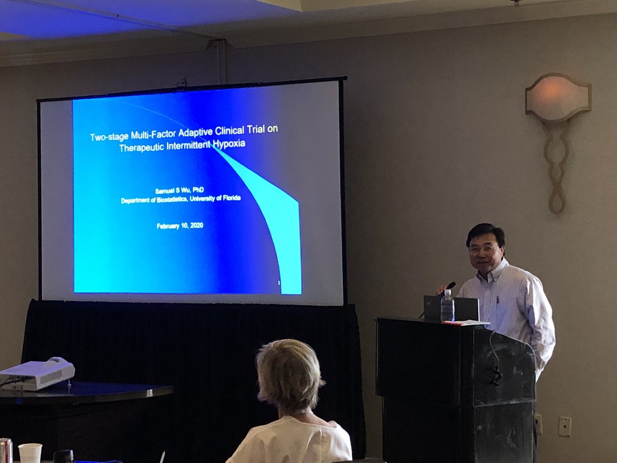 Sam Wu talks about the statistics behind clinical trials. #randomizedclinicaltrial is the gold standard for evaluating the applicability of clinical research