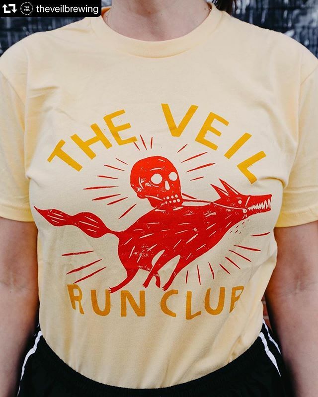 #repost <a href="/theveilbrewing/">The Veil Brewing Co.</a>
・・・ Got to print these fun Run Club tees! Run Club meets <a href="/theveilbrewing/">The Veil Brewing Co.</a> Sundays @ 11:30 - visit their page for more info! ift.tt/38hpQr4