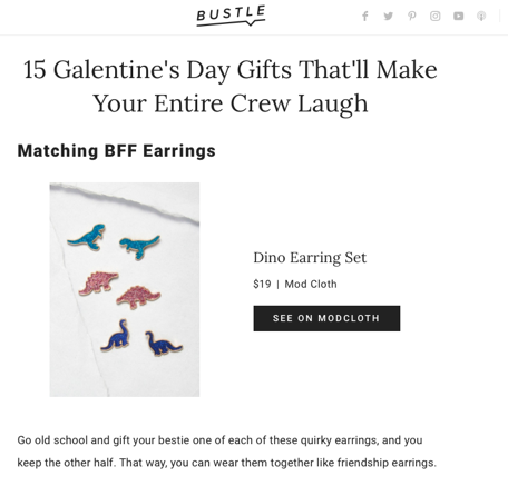 NEED all of the <a href="/ModCloth/">ModCloth</a>  to gift our #GALENTINES, and <a href="/bustle/">Bustle</a> totally agrees. Check it out: bit.ly/2HcLMYI