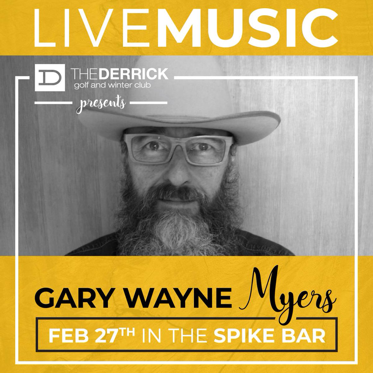 thederrickclub's tweet photo. Enjoy live music from 6-8pm in the Spike Bar this month. On February 20th we have Ralph Pretz and on the 27th Gary Wayne Myers. 🎶
.
#DerrickEvents #derrickclub https://t.co/Ae5kVQSejn