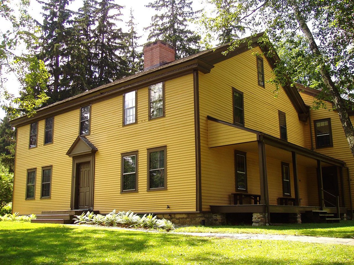 Herman Melville lived here and this is where he wrote Moby Dick. he also wrote this charming description of his writing life: