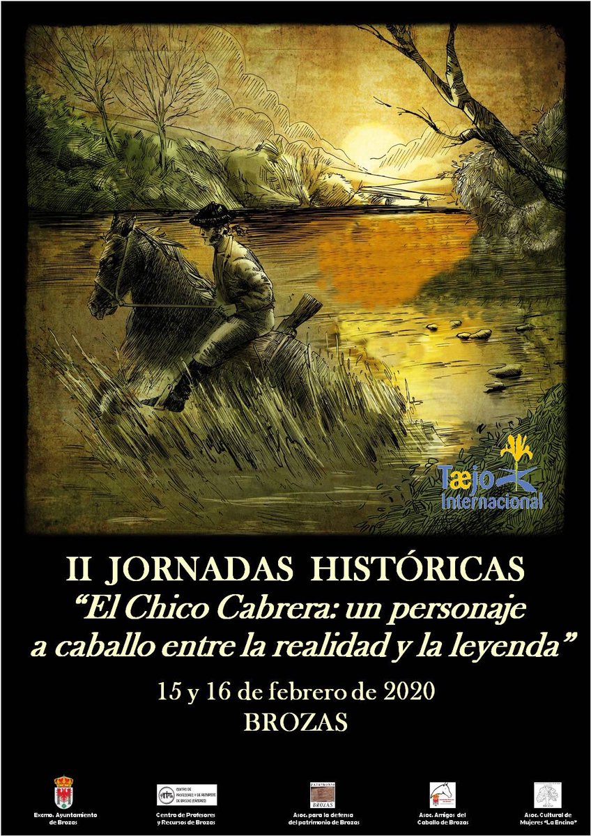 👀 ¿Conoces la leyenda del Chico Cabrera? Descubre mucho más sobre este bandolero este fin de semana en Brozas ¡Te esperamos! 
 #Viajerosdeverdad