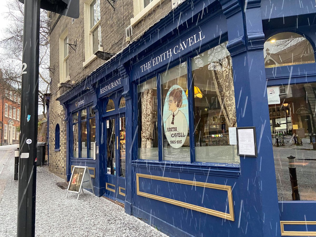 Serious hail hitting in #Norwich. Let it be known we're open for refuge from #StormCiara!🍷🙌😂