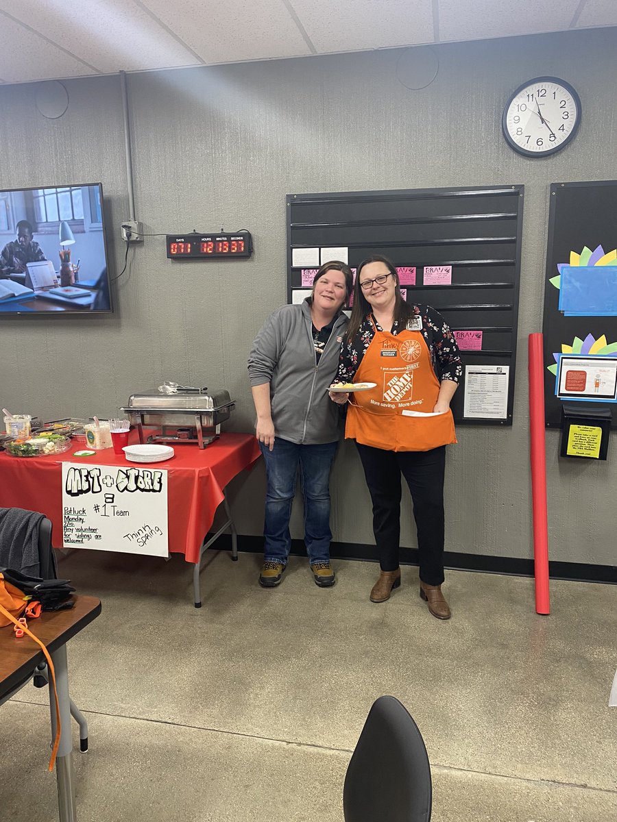 Lunch kick off for spring. Met + Store = One Team #thinkspring