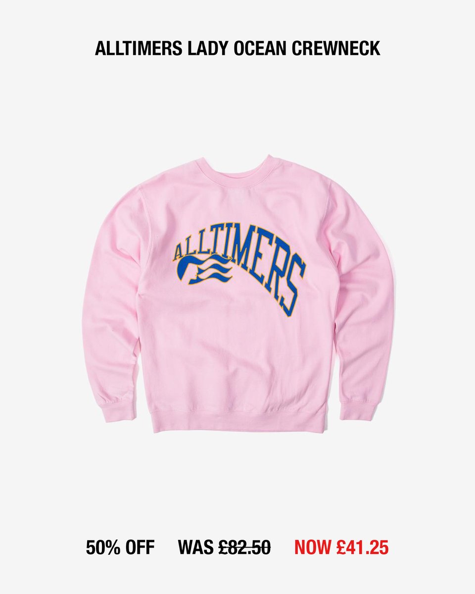 thechimpoutlet's tweet photo. Alltimers Lady Ocean Crewneck now only £41.25

https://t.co/2PcqGQmTeF https://t.co/QoQ8BsDtk3