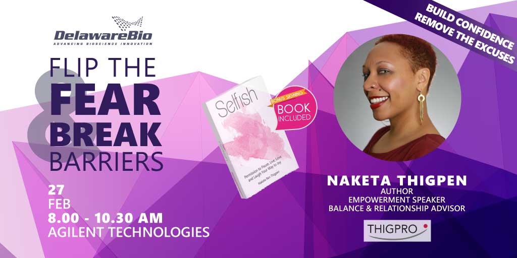 Delaware_Bio's tweet photo. #FridayFeelings INVEST in YOURSELF in 2020! A fan fav from #IWSTEM @asknaketa joins #DEBIO on 2/27 to teach you how to "Flip the Fear & Break Barriers." Maketa's new book is included in the ticket price! LEARN MORE & REGISTER: https://t.co/Ii7WZCDA3S
#netde https://t.co/xaDLbkC0FC
