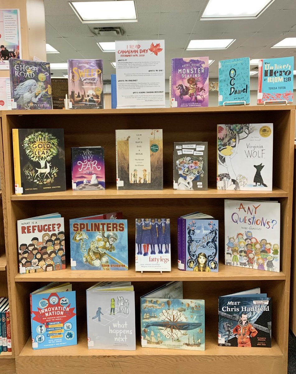 We think it's amazing that #IReadCanadian Day (Feb. 19/2020) takes place during #ILovetoReadMonth ! We are excited to highlight some amazing Canadian authors and illustrators this month and to share their creativity with our Mustangs! 📚🇨🇦✨🐎