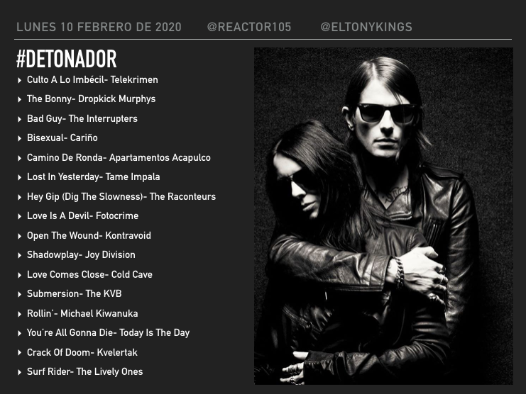 eltonykings's tweet image. Así se puso el #Detonador del día de hoy, muchas gracias por sintonizar desde temprano. Mil gracias a los amigos de 
@noiselab por hacernos el honor de revelar el cartel del #CMDFEST y recuerden, nos vemos por allá en septiembre. #ALLHEADLINERS 📻💥@Reactor105

📸: COLD CAVE