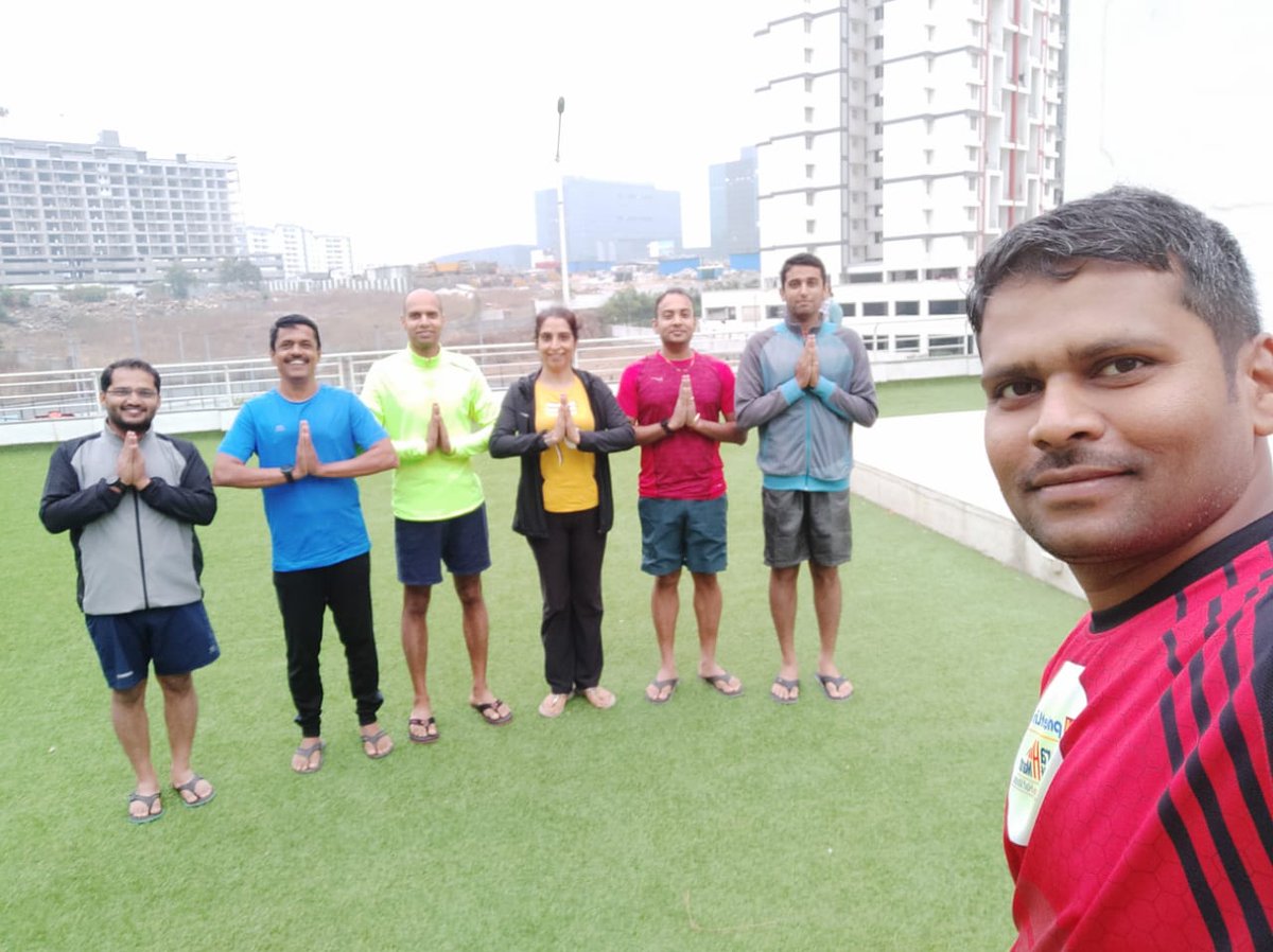 ABC_R_U_N's tweet photo. Glimpses from the recent week @ABC_R_U_N !
Congratulations #ankush and #sharada for #triathlon event. #keepinspiring 

#pune #abcrun #fitness #yoga #running https://t.co/FyJ1tpAoCR