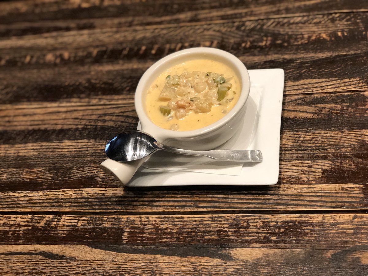 Spice up your Monday with our spectacular Seafood Chowder as Today’s #soupoftheday #dandelionmarket #clteats #lunch