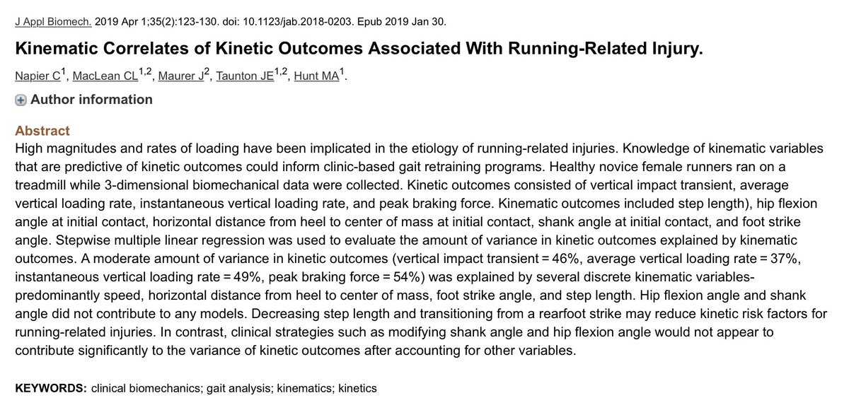 tomgoom's tweet photo. Next up in my #NapierFest this afternoon from @runnerphysio and colleagues... https://t.co/yTLlUlxuUs Chrisโ 2018 was really good and showed a connection between peak braking force and injury next Iโm keen to see how this correlates with kinematics #GetYourGeekOn #GeekLikeMe https://t.co/ypVNBSuCjJ