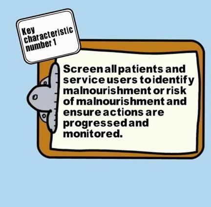 10 Key Characteristics for Good Nutritional Care No. 1 Screening