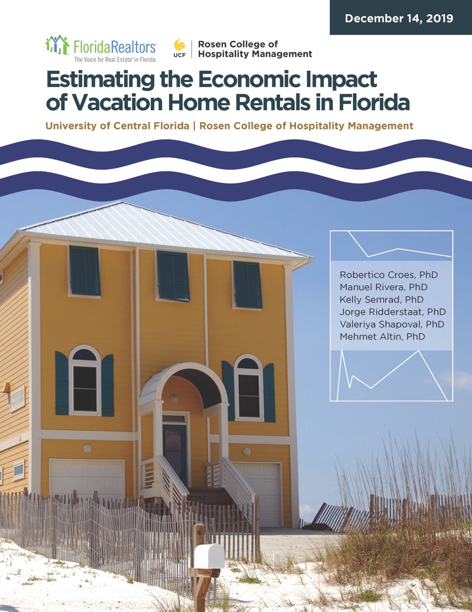 rosencollege's tweet image. A new report by @rosencollege  researchers shows the economic impact of Florida’s vacation home rental industry exceeds $27 billion. The research was funded by @floridarealtors @FLVRMA @Airbnb @VRMData 
 #VacationHomes #researchers #lodging #rentals 
bit.ly/39p5DA0