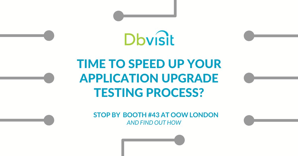 dbvisit's tweet image. It’s quick and easy to test the upgrade of the database component of your application before completing it on your production database with #DbvisitSnapshots. 

#OracleSE users make the most of #OOWLON, stop by booth 43 to see a short demo: ow.ly/9EAi50ydr9p @oracleemeaps
