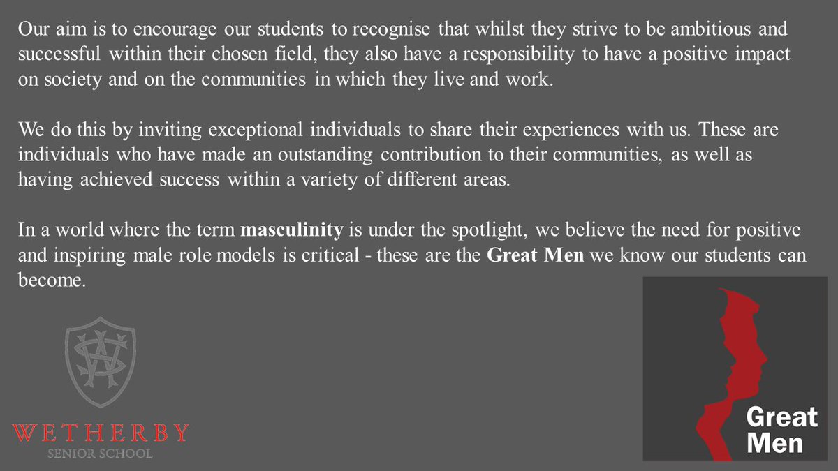 Great Men Lecture Series tweet media