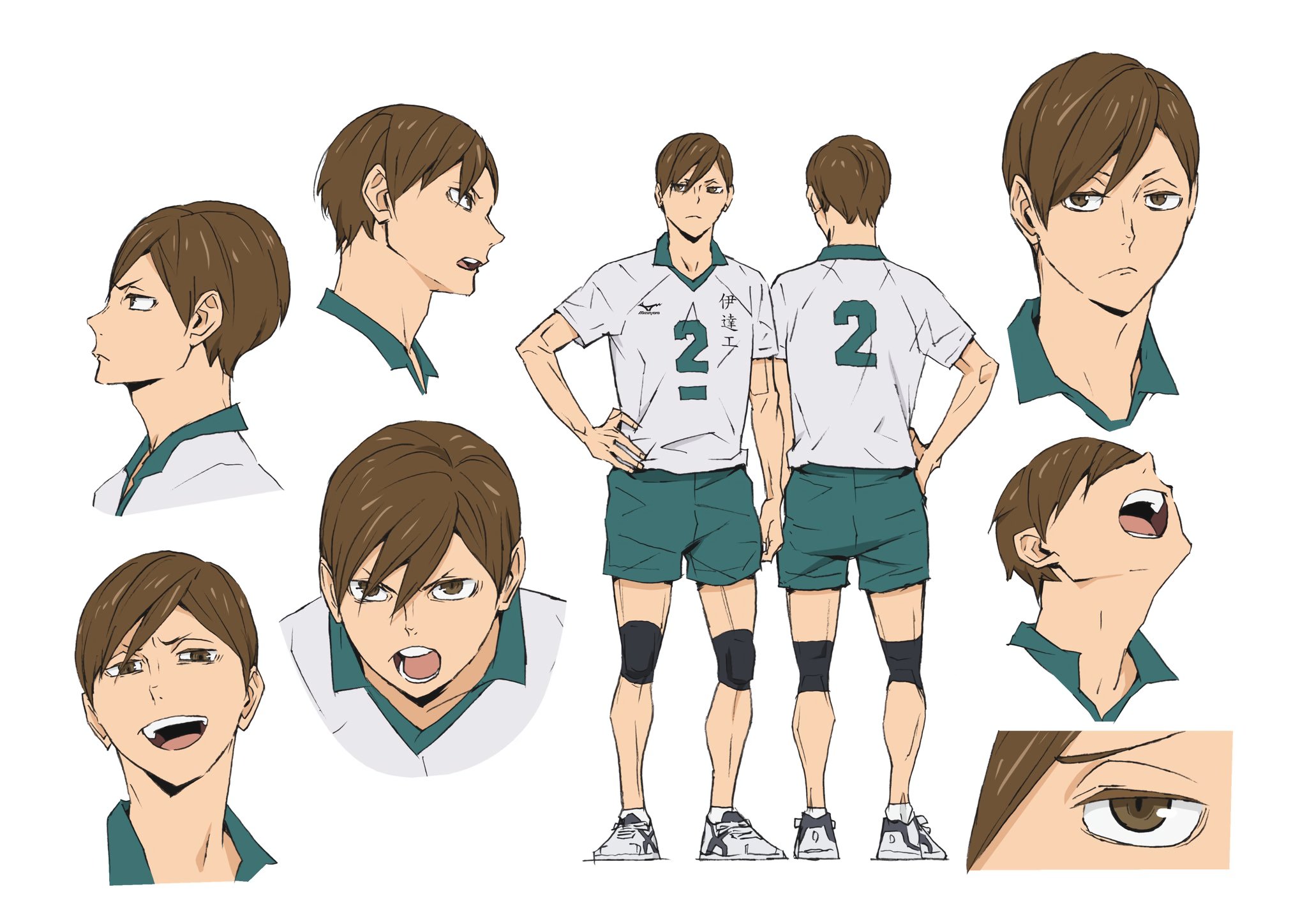 HAIKYU!! on Twitter: "Haikyu!! Season 4 || Official Character Designs and  CVs for Date Tech High School Aone Takanobu CV: Hiroki Matsukawa Futakuchi  Kenji CV: Masatomo Nakazawa Koganegawa Kanji CV: Masayuki Shoji #