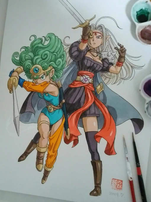 #DQ4おめでとう30th 
3が2/10で
4が2/11でしたか。 