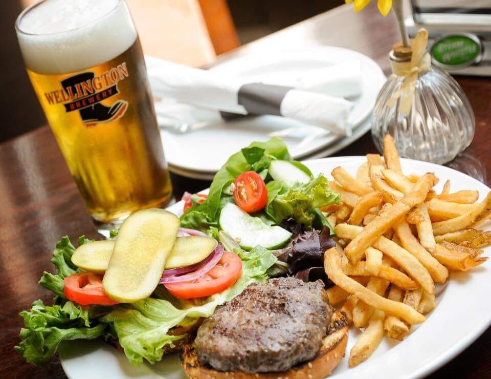 TheTiltedDogPub's tweet photo. MONDAY is 2 for 1 BURGER NIGHT!
w/any beverage(pop or alcoholic)purchase!!
6oz AAA Canadian Beef topped w/burger buddies!
choice of Handcut fries or salad!!
#beer
#burger
#fries
#salad
#dinner
#sharingameal
@cabbagetown_bia https://t.co/LDemwewPP4