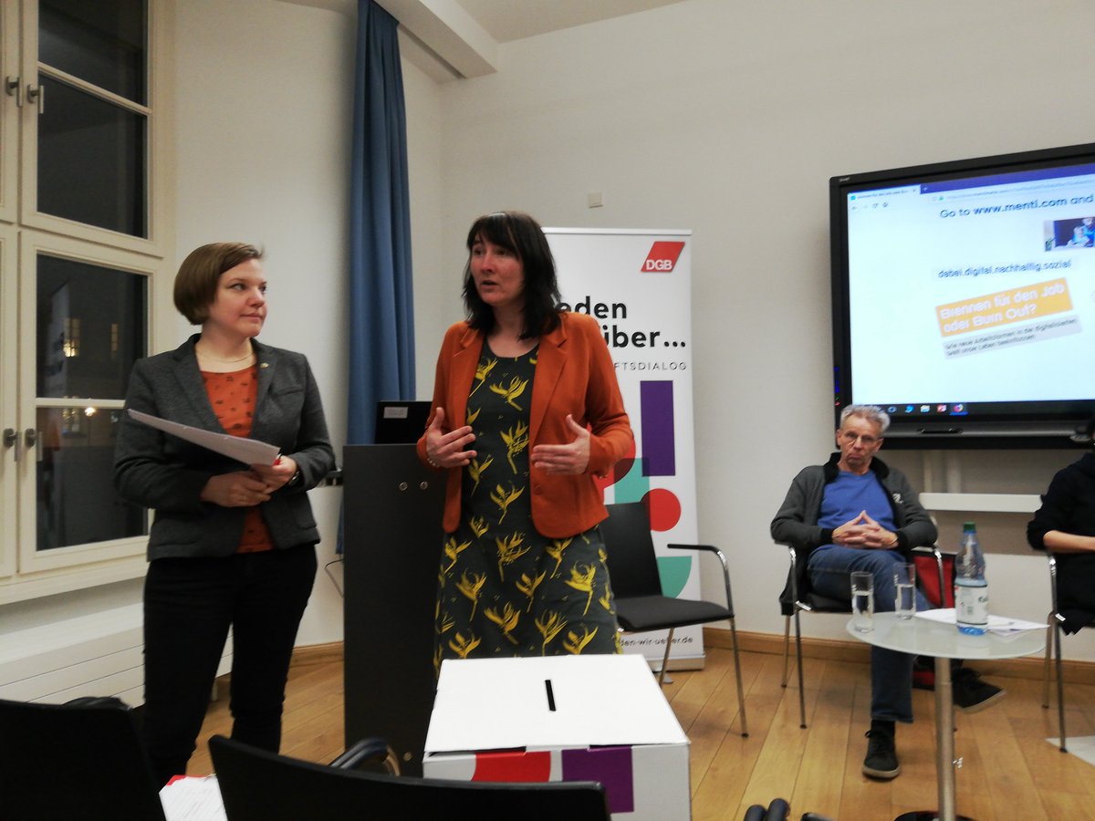 Reden wir über.... Heute, jetzt, in Göttingen.... #Digitalisierung #burnout #psychische Überlastung