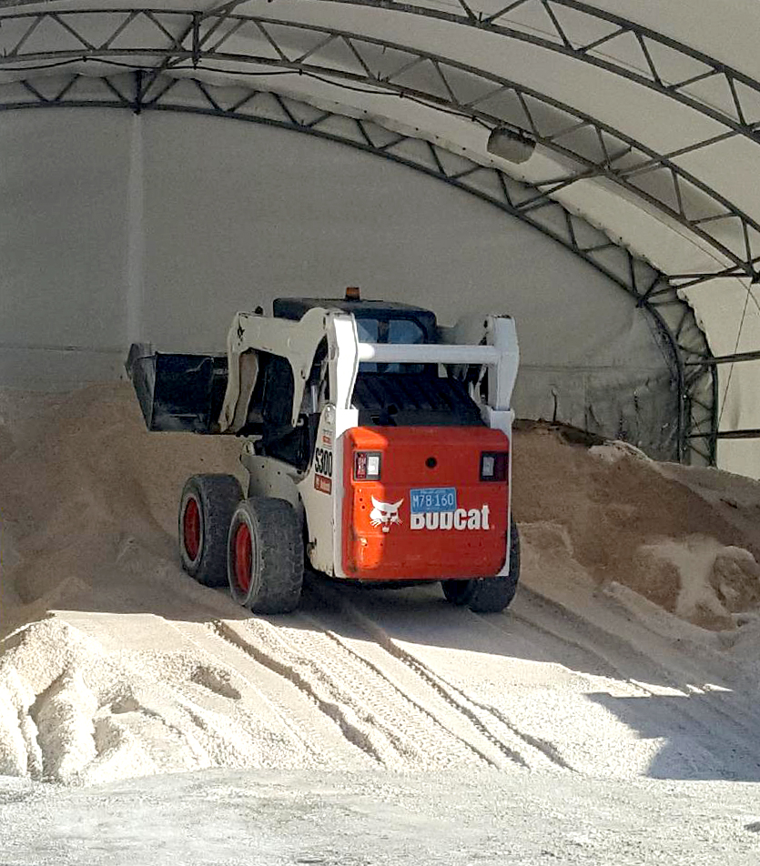 Safety is a port priority. With 100 tons of salt and 480 bags of ice melt, our operations teams are ready to battle the snow.