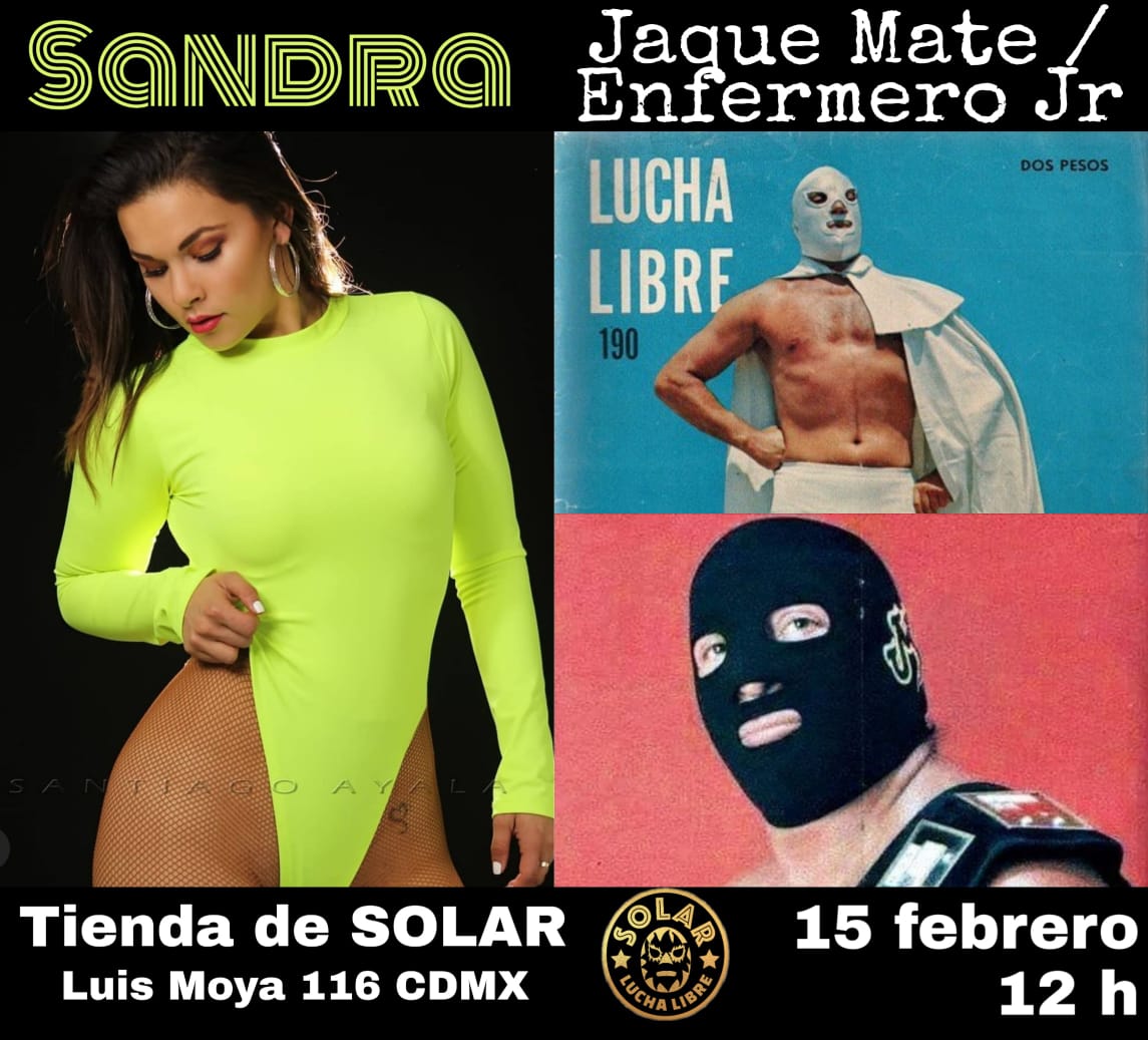 Sandrahdz91's tweet photo. 🚨CONVIVENCIA, FIRMA DE AUTOGRAFOS Y MUCHA DIVERSIÓN🚨
.
. 
📅Sábado 15 de febrero
🕛 12 pm
📍Luis Moya 116. "tienda del solar"
.
.
"LOS ESPERAMOS"
.
#firmadeautografos #convivencia #profesolar #solarluchador #model @solar_jr
Santiago Hernandez📸 https://t.co/mg6XwoQ0mZ