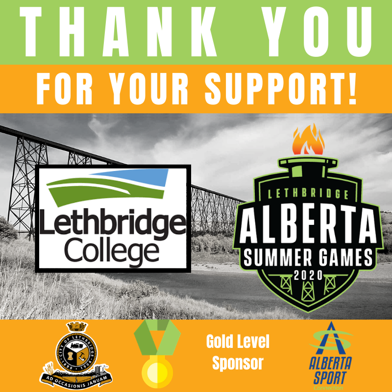 2021ASG's tweet photo. We would like to thank the @LethCollege for supporting us as a Gold Sponsor!
#BringYourBestBeYourBest #2020ASG #ABGames https://t.co/6bCOdI5zM4