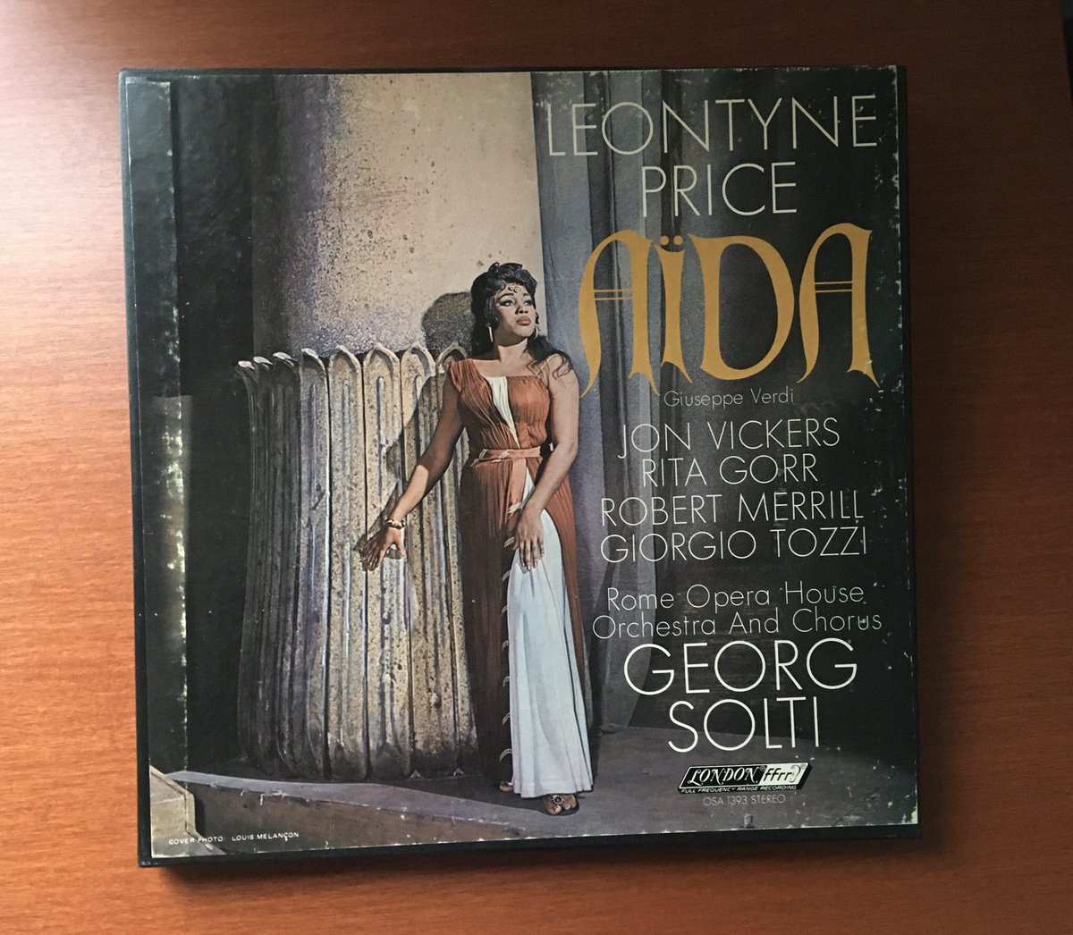 ScottCAvery's tweet photo. Happy 94th To the great American #soprano #LeontynePrice #aida #jonvickers #ritagorr #robertmerrill #giorgiotozzi #georgsolti #romeoperahouse #verdi #vinyl #vinylcollection #opera #londonrecords #BlackHistoryMonth #scottunes 🎈 https://t.co/jsGU8M6d7M