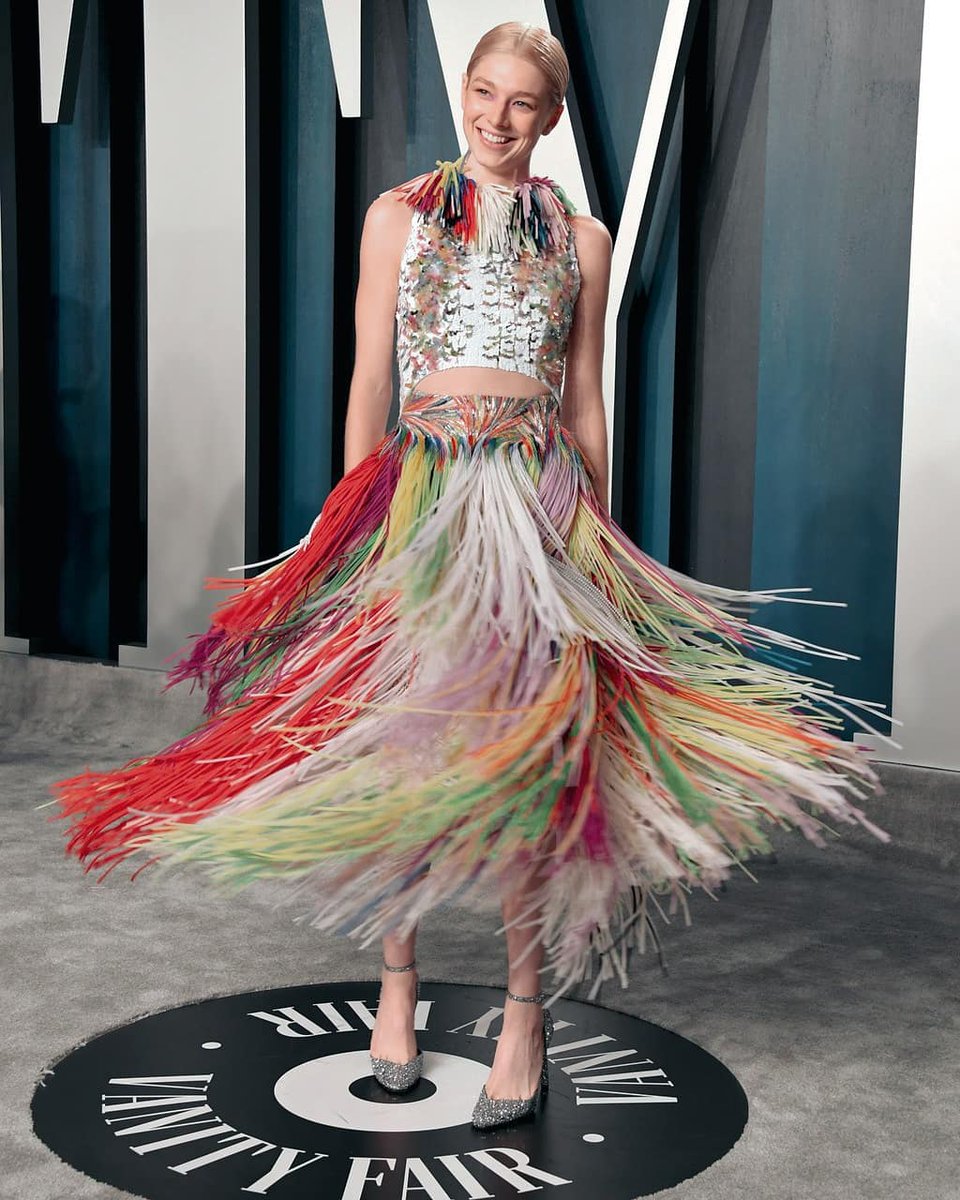 hunterslatest's tweet photo. 📸 Hunter Schafer noite passada no Vanity Fair Oscar After Party! #Oscars2020 https://t.co/0SEy7tF51m