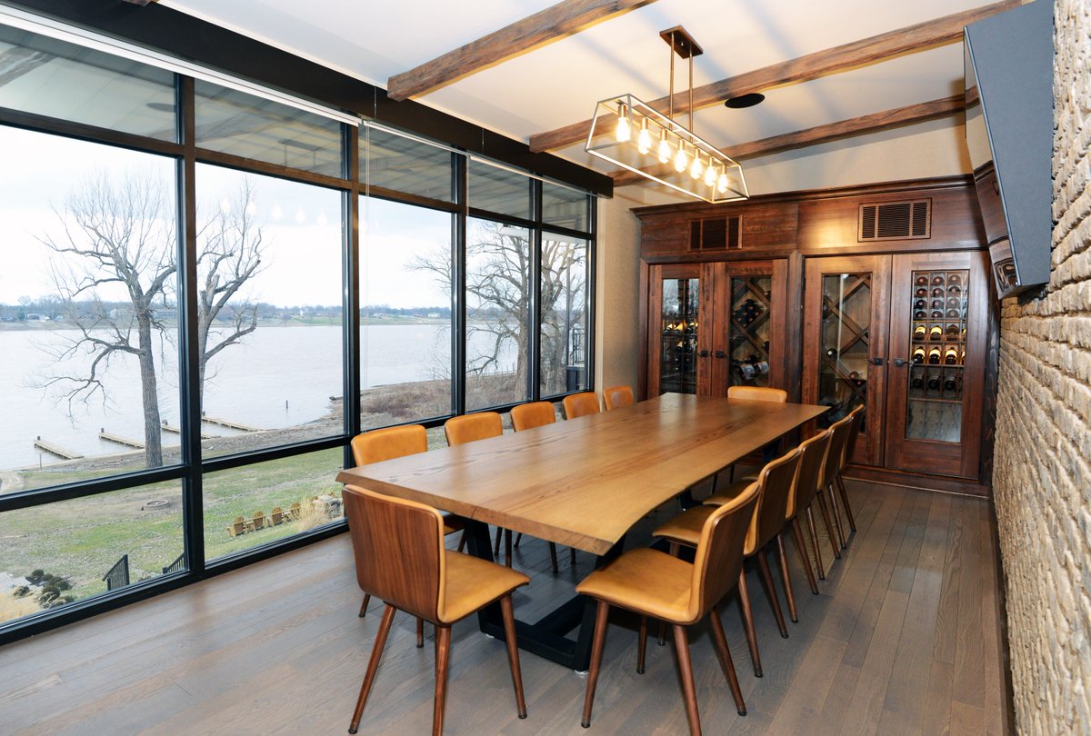 Our private wine room is the perfect place to entertain your guests.  Private dining experience for up to 12 people overlooking the river.  Media display access available.  Room minimum $1200 total spend.  Call us today to book the room this week.  #NFMS20 502-897-5000.
