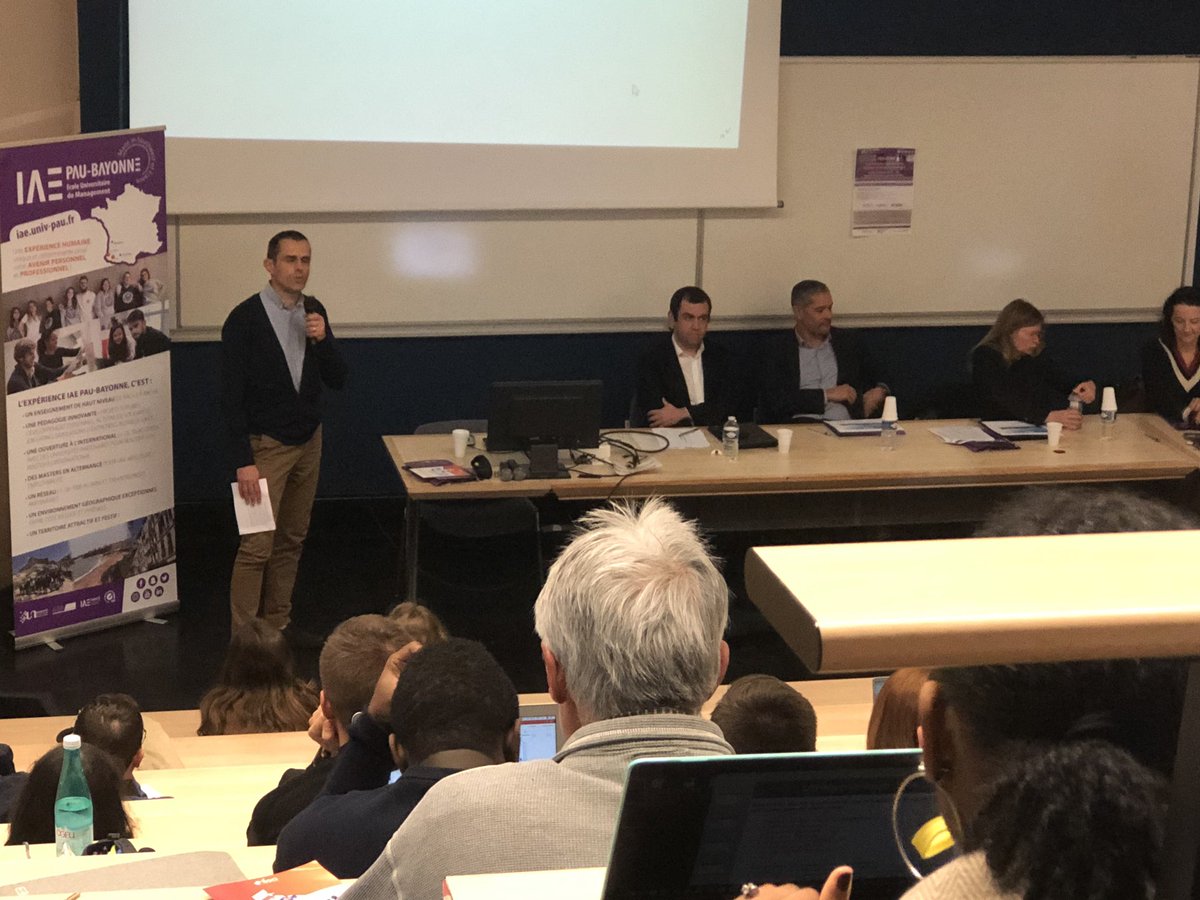 IAEPauBayonne's tweet photo. Nos étudiants en Master 2 Contrôle de Gestion et Audit Organisationnel proposent un #OpenSIAE sur les missions de l’#audit & contrôle internes avec l’intervention de @SAFRAN @euralisgroupe @credit_agri_PG et de l’asso des Directeurs Financiers et de Contrôle de Gestion ! https://t.co/eBBSXKOnTq