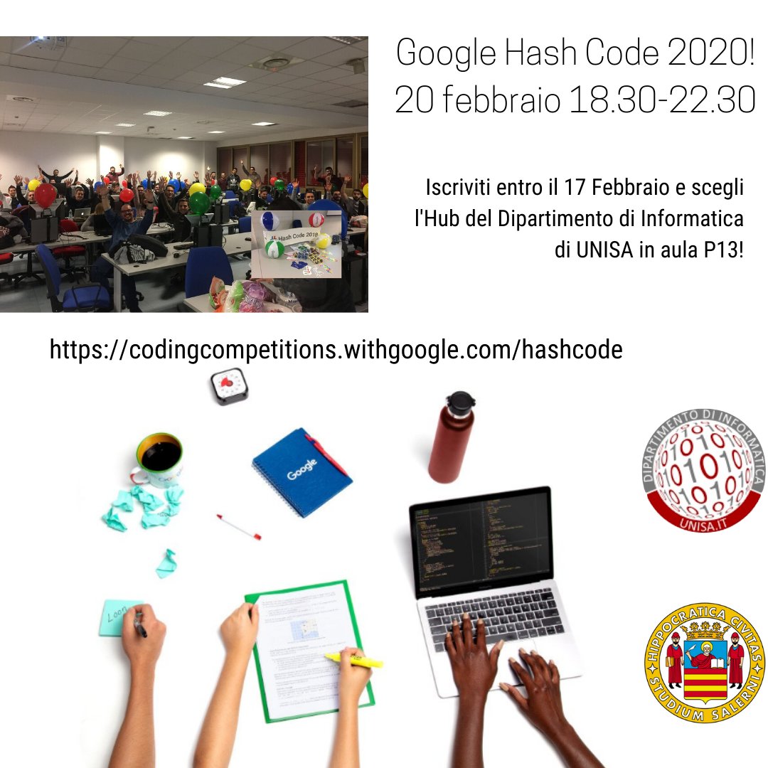 Dipartimento di Informatica, Università di Salerno tweet media