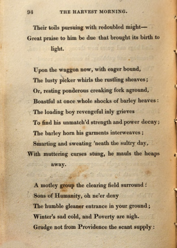 JohnClareSoc's tweet photo. Sorry for the short hiatus in #PoemsDescriptive2020 ! We're back, bustling, and busy today with 'The Harvest Morning' https://t.co/M5keEvzDE7