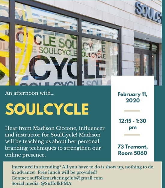 amasuffolk's tweet photo. Do you want to learn about the life of an influencer and how to build your own personal brand? Join us tomorrow at 12:15 to hear from Madison and enjoy food with your peers! https://t.co/TczgCoCcIA