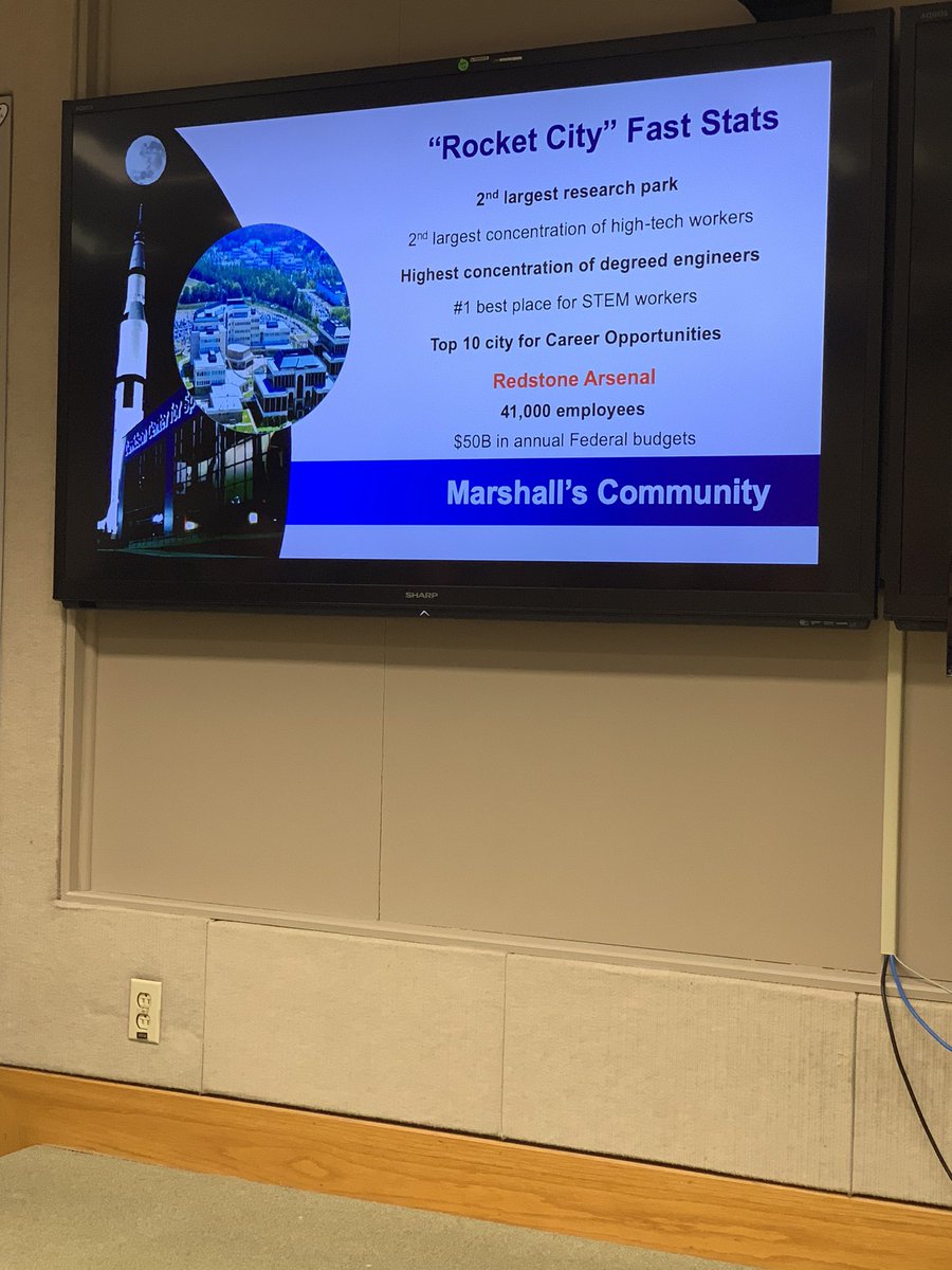 So much love for the #rocketcity at #StateOfNASA today! 🚀<a href="/NASA_Marshall/">NASA Marshall</a>