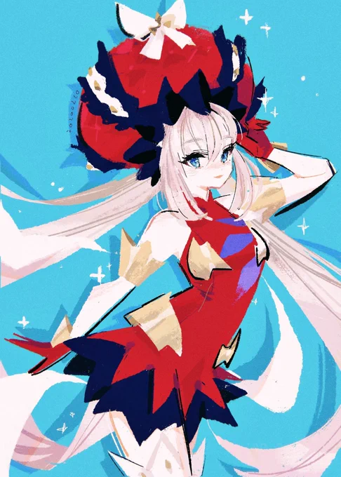 マリーちゃんモーションリニューアルおめでとうございます!ずっと待ってた〜?❤️ #FGO 