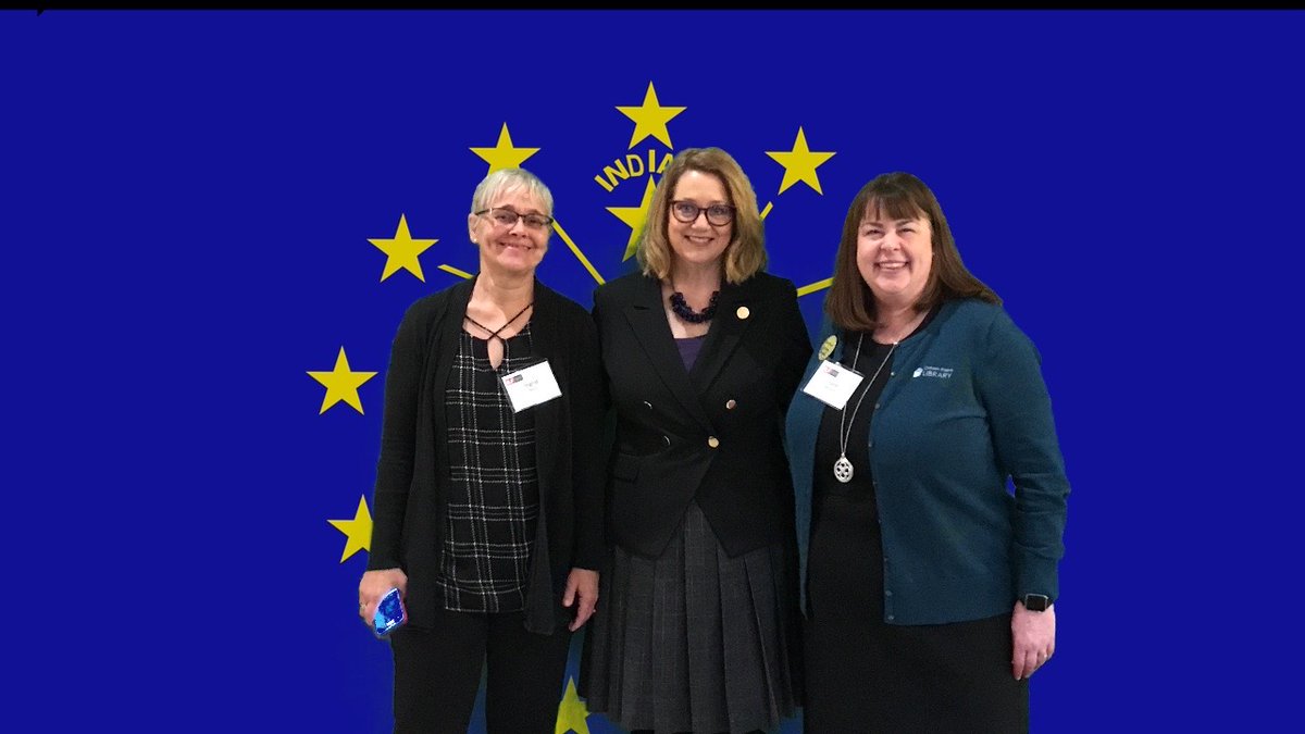 LakeCountyLib's tweet photo. Great meeting with you today, @RepLisaBeck! Thanks for supporting libraries! #LibraryStatehouseDay #INLibraryStatehouseDay @ilfonline @CrownPointLib https://t.co/Q7jHGHYiEh