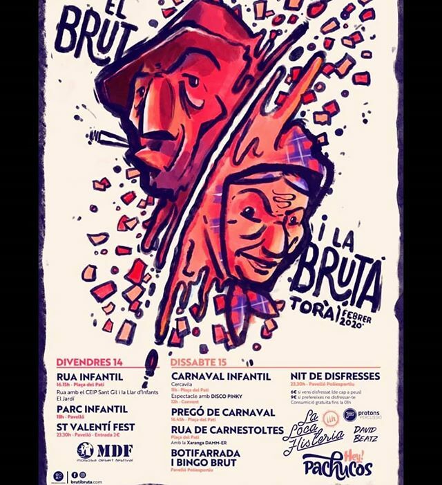 📍 Torà, Lleida
📆 14 i 15 de Febrer!

Mencioneu en comentaris a les amigues que cregueu que els interessa el concert!
.
.
.
#festamajor
#concertslleida
#concertscatalunya
#brutibruta
#elbrutilabruta ift.tt/2SLBpAD