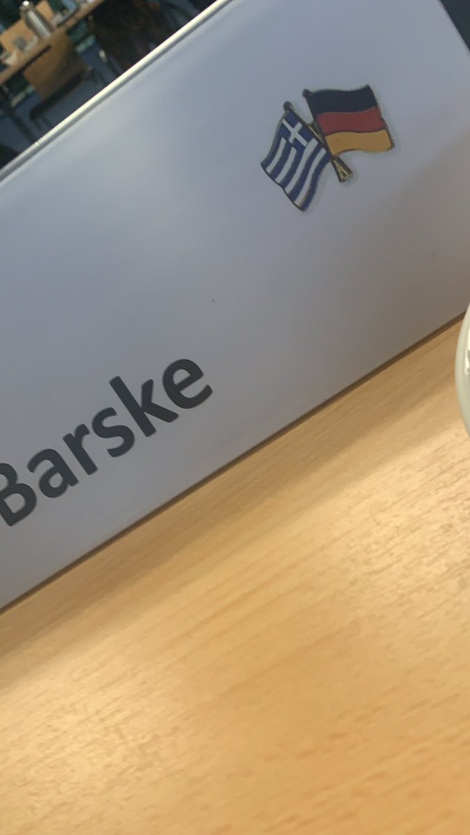 HannesBarske's tweet photo. I had the great honor to assist in a 🇩🇪 🇬🇷 Technical Meeting on #VocationalTraining chaired by @BMBF_Bund and Greek Education Ministry, accompanied by @DIHK_News @ahkgermany @ZDH_news @dgb @fiap @BIBB_de 👍🏾👍🏾👍🏾 @DLR_de https://t.co/LbzoW6vdVt
