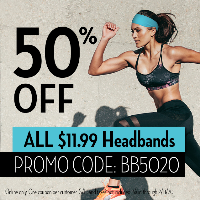 #MondayMotivaton Reach your #fitnessgoals with the world's best no-slip, super absorbent workout headbands! 50% OFF through 2/10/19. Choose from hundreds of designs. Shop now at bondiband.com #workoutmotivation #running #gymshark #gymgoals