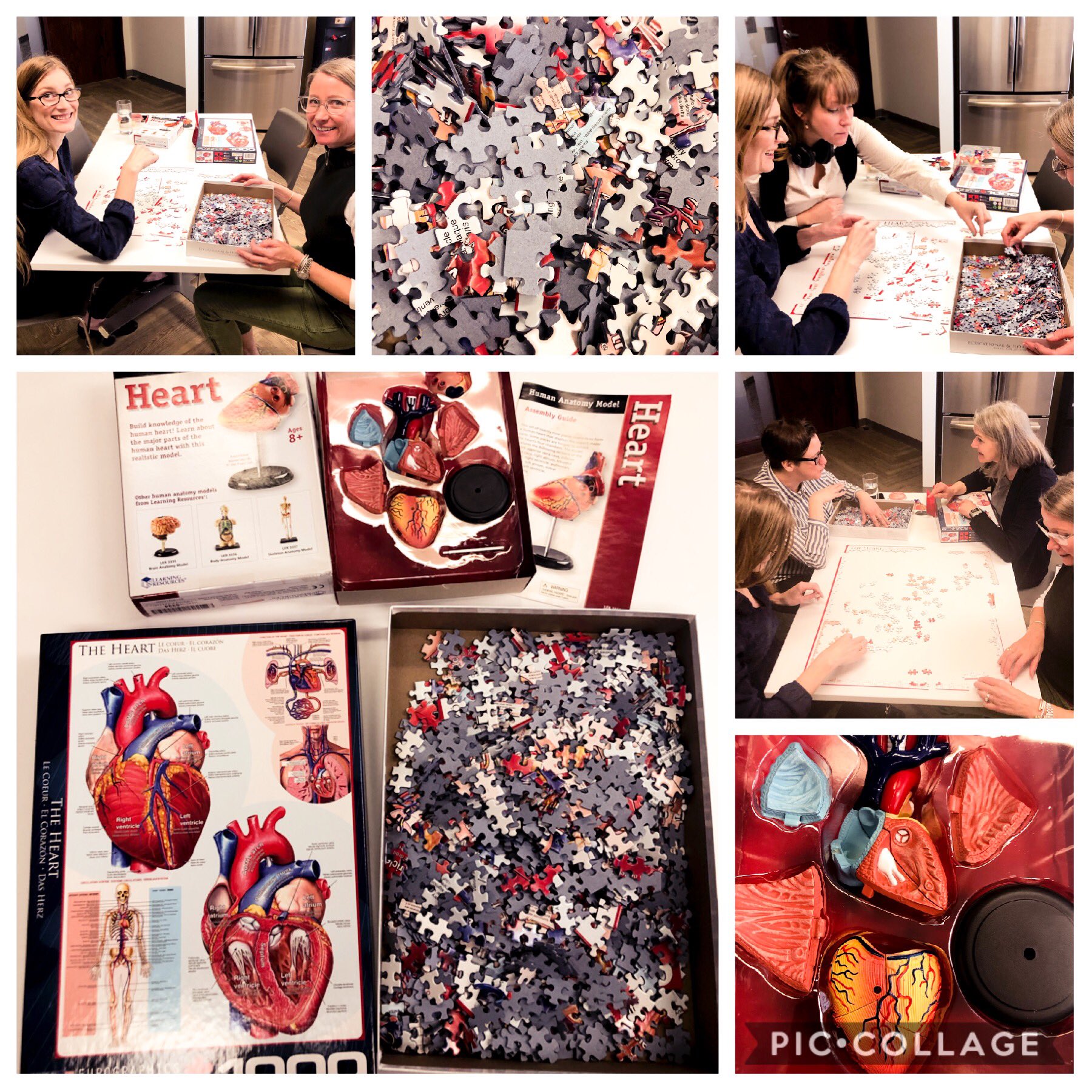 Ccs Heartmatters Are Puzzling Thanks To Heartteams And Cv Pros For Your Commitment Compassion And Brilliance To Show Our Appreciation Our Team Is Learning More About The By Building A
