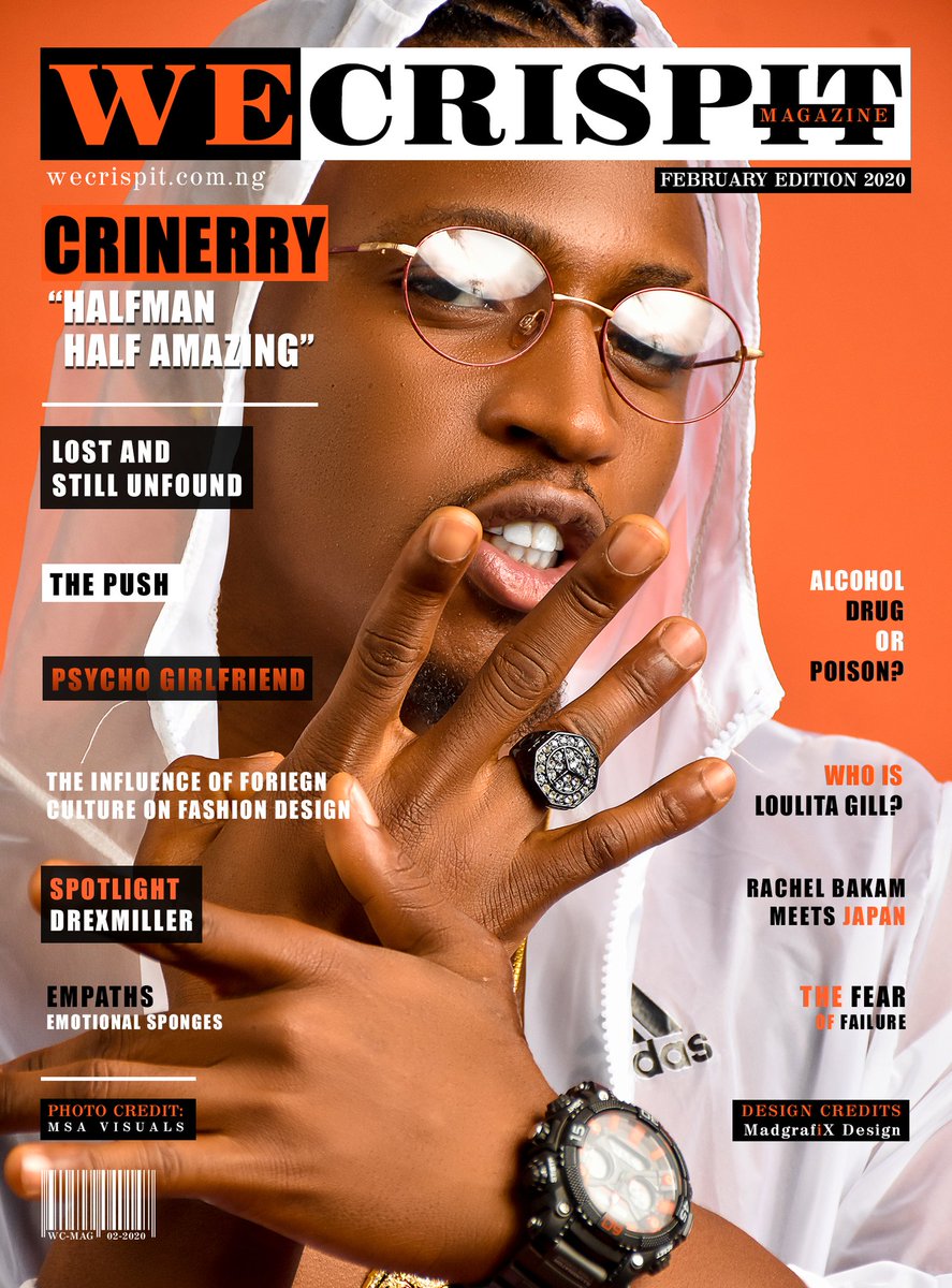 easyshay4real's tweet photo. The wait is finally over. Wecrispit media is set to drop it's online magazine, February edition tomorrow 11 February 2020.kindly support by sharing #wecrispit #crinerry #jostotheworld #wejosrock @WECRISPITMEDIA @Steez_Visualz @jasonfaculty @iam_doski https://t.co/1DzEI7VxYQ