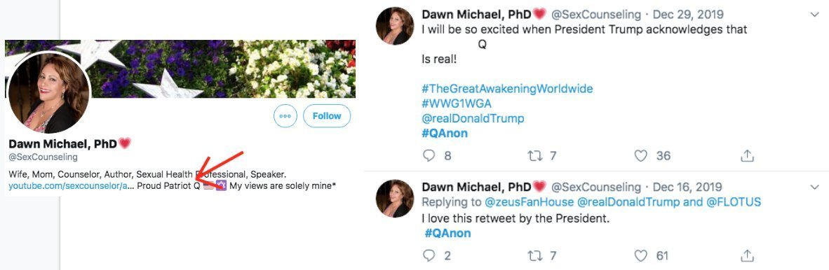 Trump this morning retweeted this particular QAnon account for the 3rd time in the past 2 weeks. https://twitter.com/Olivianuzzi/status/1226890933901385729?s=19