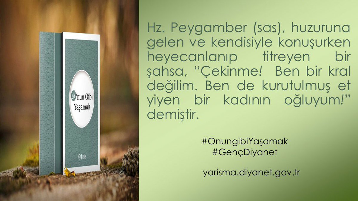 tugbaDonmez82's tweet photo. #OnungibiYaşamak 
#GençDiyanet https://t.co/QGE9WC2obU