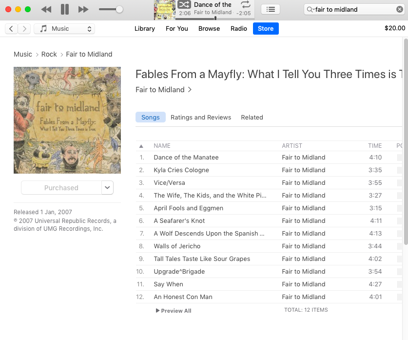 RexLegorreta's tweet photo. Last year I found this incredible band on #Spotify: 
#FairToMidland and immediately it became one of my favorites,

sadly their album Fables From a Mayfly was removed from Spotify for some reason, 

that's why I decided to buy their album on #iTunes so I can listen to it again. https://t.co/oE3w1STLa9
