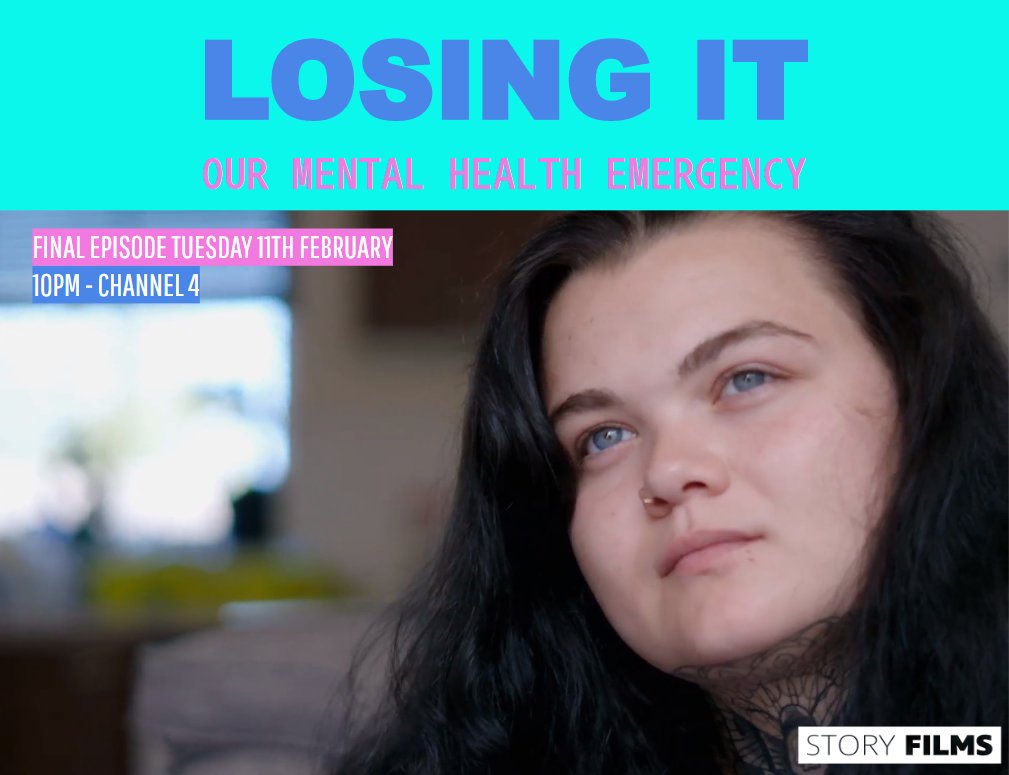 FINAL ep of #LosingIt tomorrow, 10pm <a href="/Channel4/">Channel 4</a>. It's been a MASSIVE team effort from start to finish and I couldn't be more proud of our team who have gone above and beyond to get this series on TV. I hope it has contributed some way towards moving the MH conversation forward