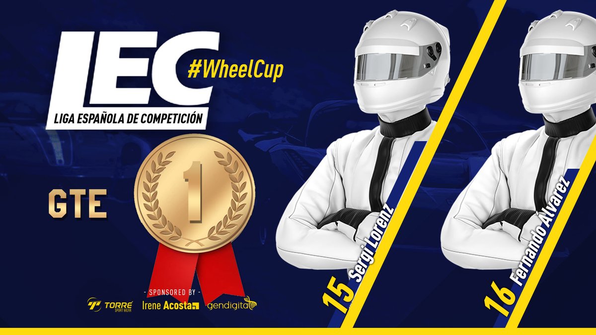 #SimRacing 🏎️

¡Enorme primer puesto en GTE de <a href="/SergiLorenz/">xinxillaman</a> y <a href="/naanDooF1/">Fernando</a>! 😍

Gran trabajo del equipo con la estrategia en carrera y con el único Ferrari 488 en pista. 

¡Son unas bestias! 🥳

#WeReturned 🐺