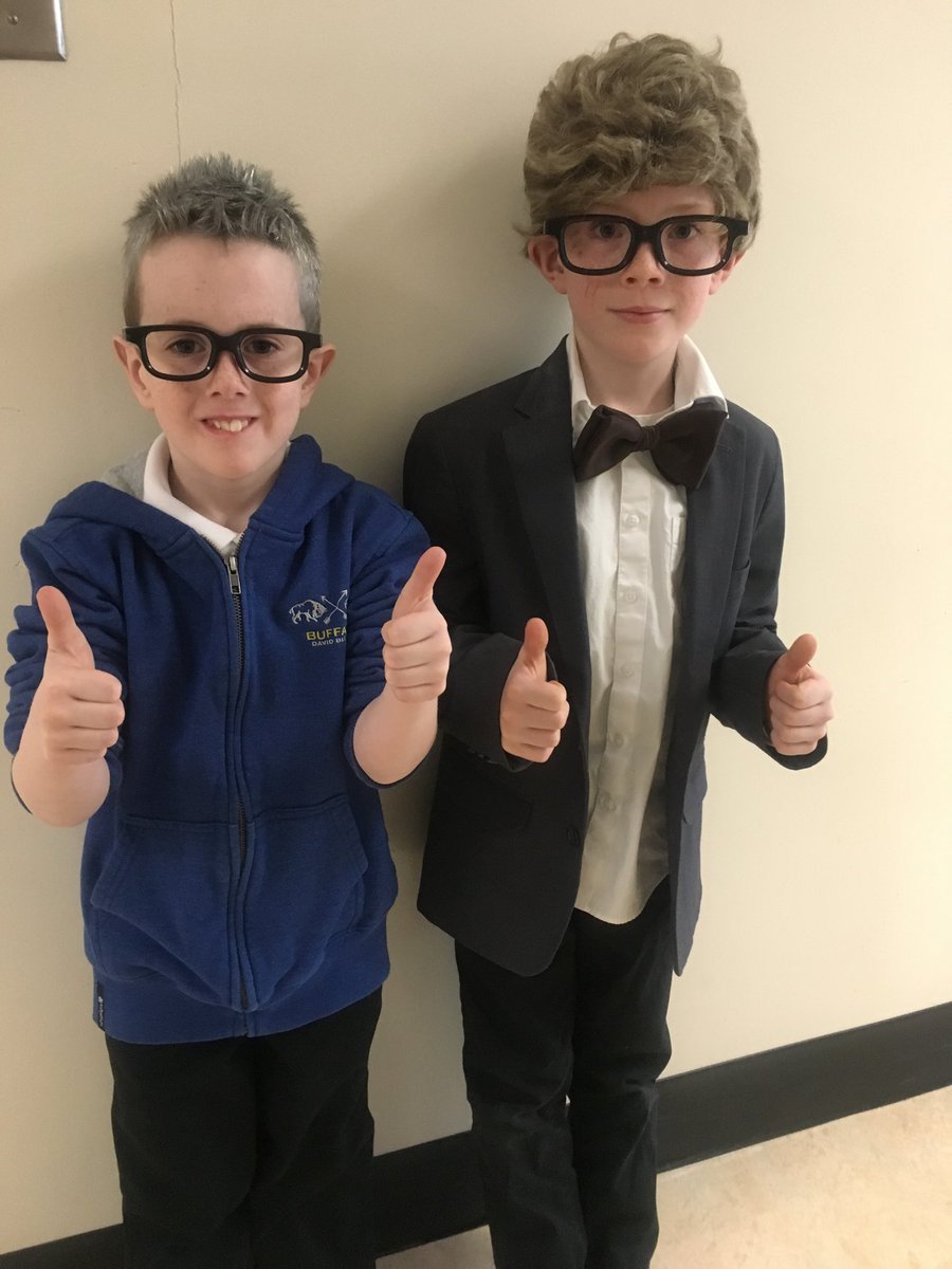 What do Uplands students do on the 100th day of school! Dress up as if you were 100!