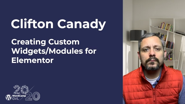WordCampGVL's tweet photo. Canady is a front-end web developer, designer and owner of CT Web Design Shop. During his talk, “Creating Custom Widgets/Modules for Elementor,” he will show you how easy it is to build custom modules for #Elementor. Get your tickets today! https://t.co/gdAoEWQcCW https://t.co/dO2TR1qx2U