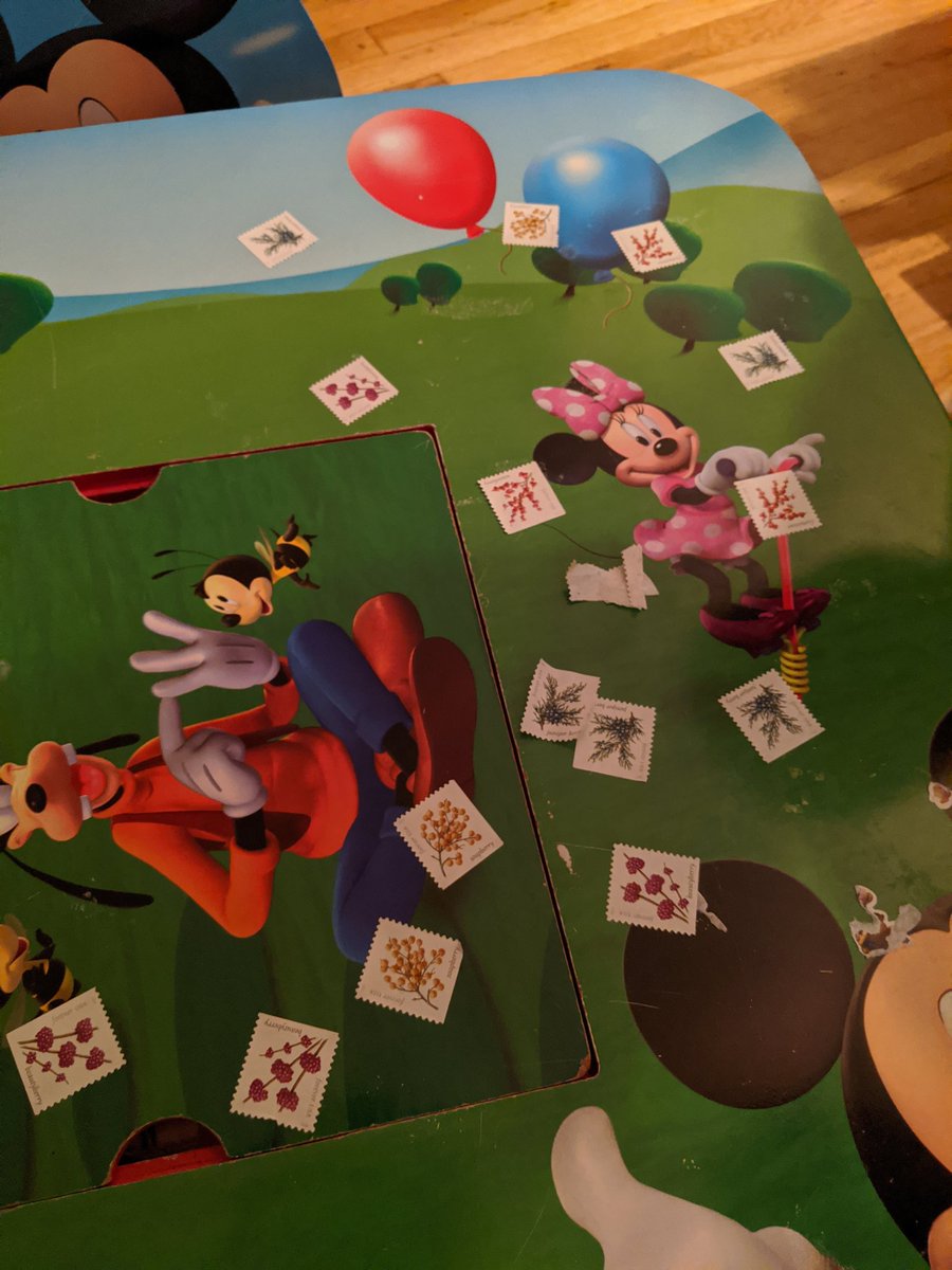 He found a super duper fun book of stickers to ruin! 
#kidsareexpensive